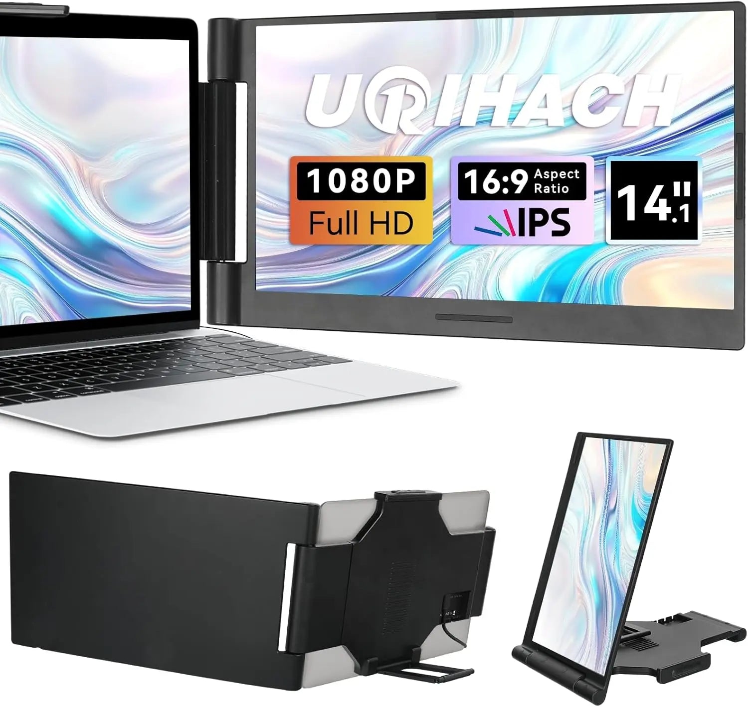 Portable Monitors For Windows Mac Android Chrome 14-17 Inch