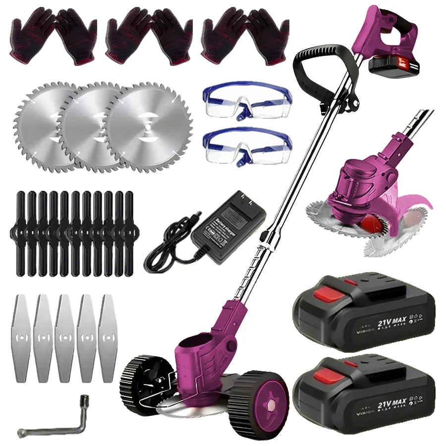 Electric Weed Wacker Battery Powered Grass Trimmer
