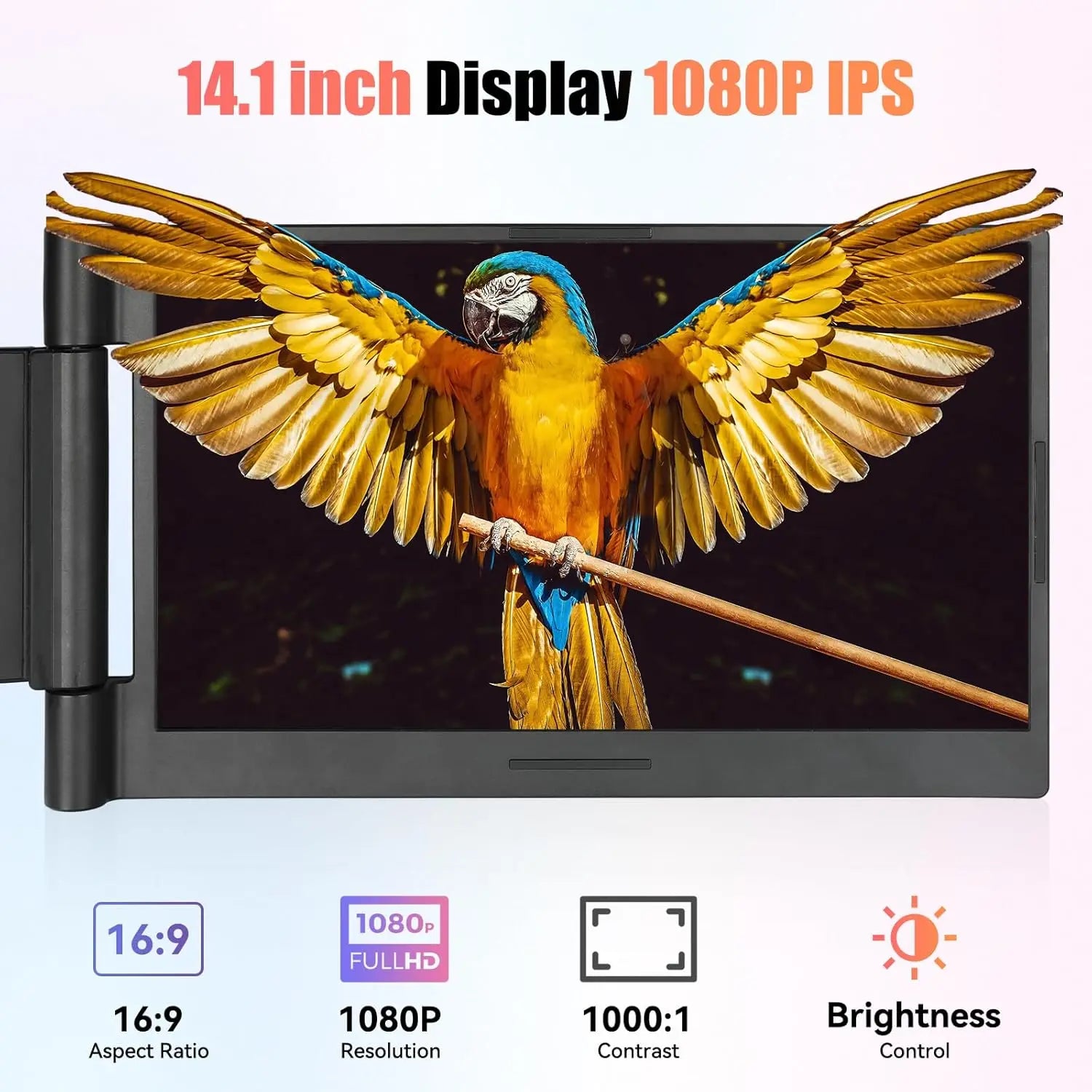 Portable Monitors For Windows Mac Android Chrome 14-17 Inch