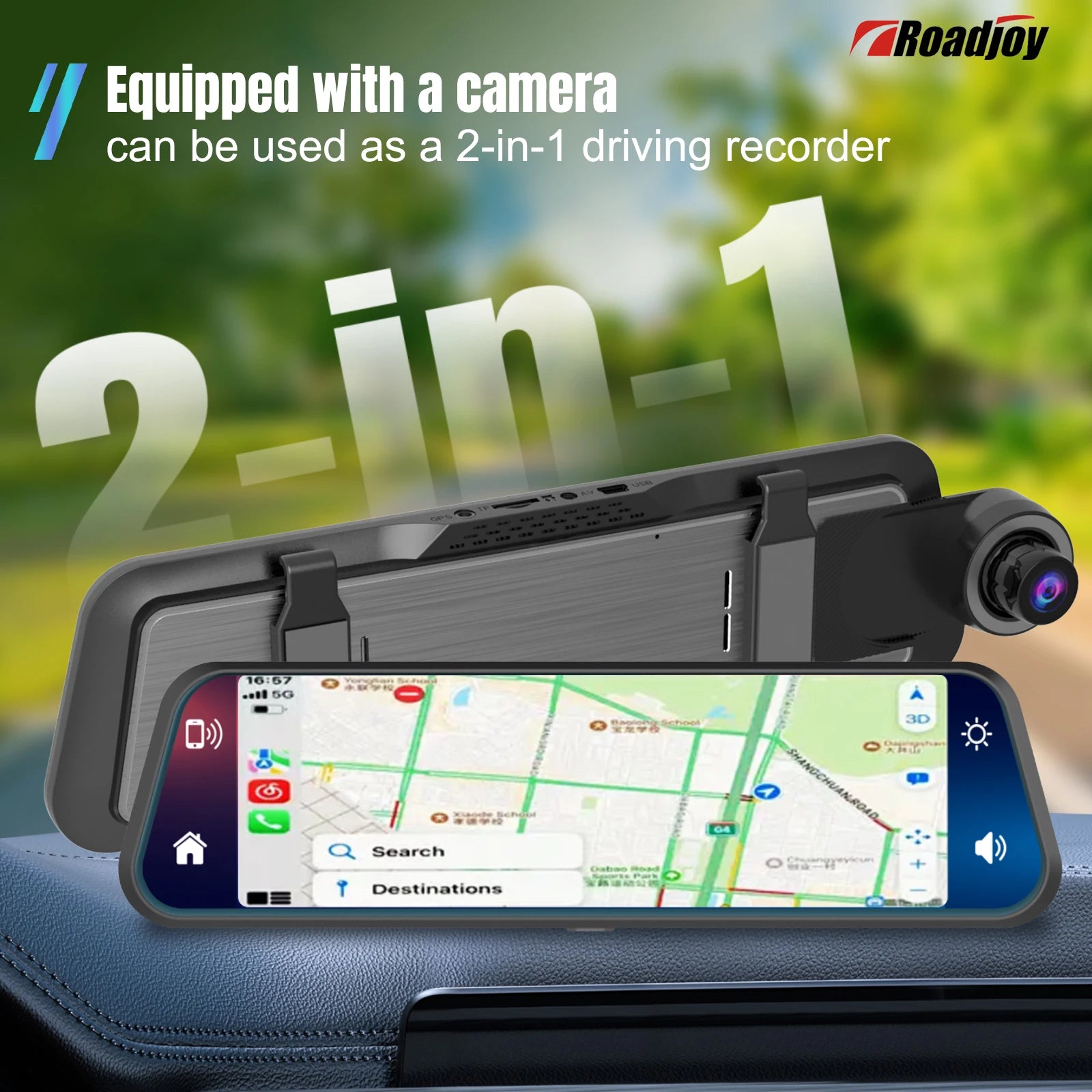Touch Screen Wireless Car DVR Dashcam