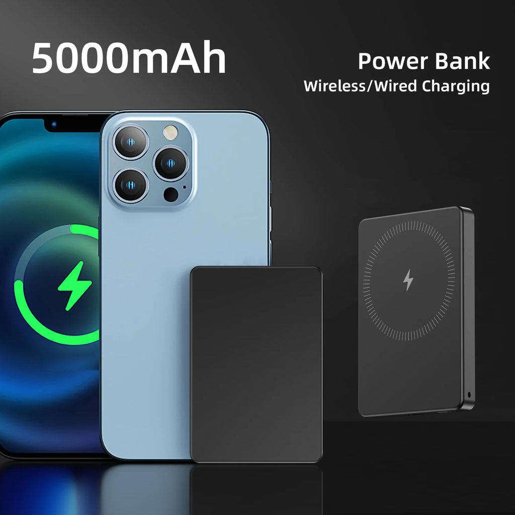 Magnetic Wireless Portable Charger USB-C