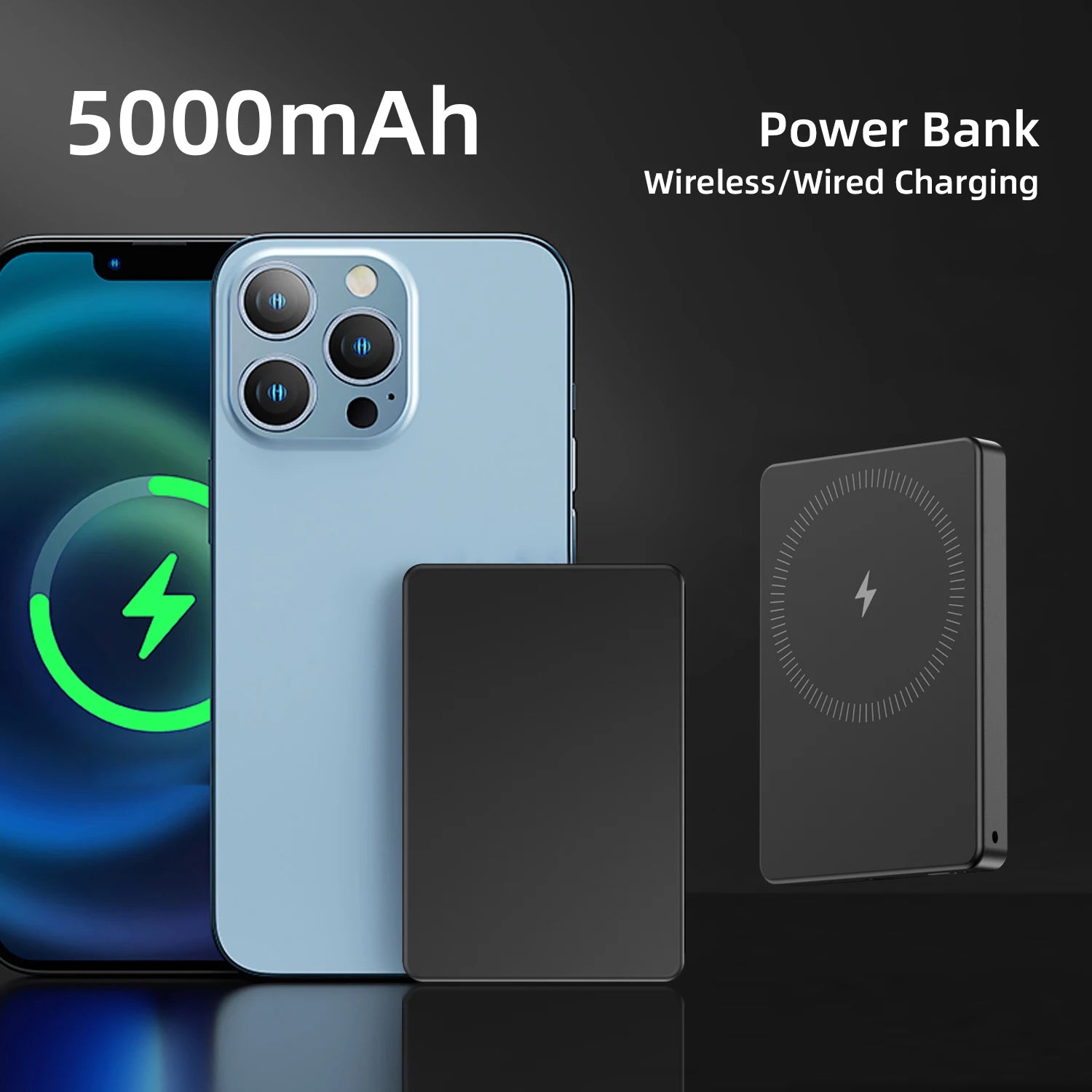 Magnetic Wireless Portable Charger USB-C