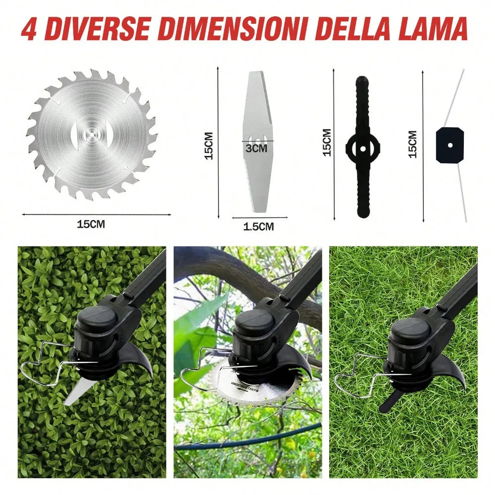 4 in 1 Outdoor Lawn Cutter, Foldable Design