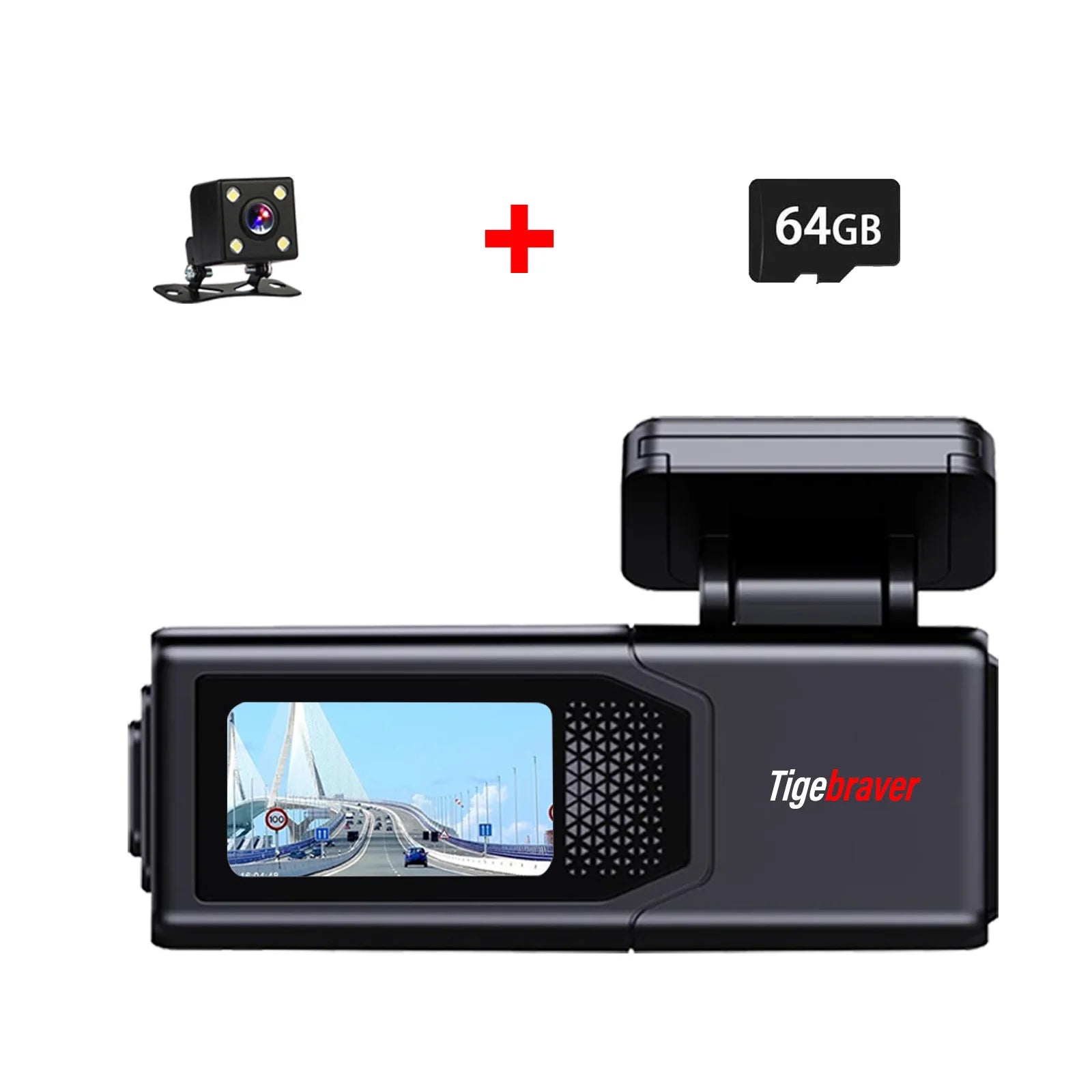Dash Cam Front and Rear for Car Video Recorder