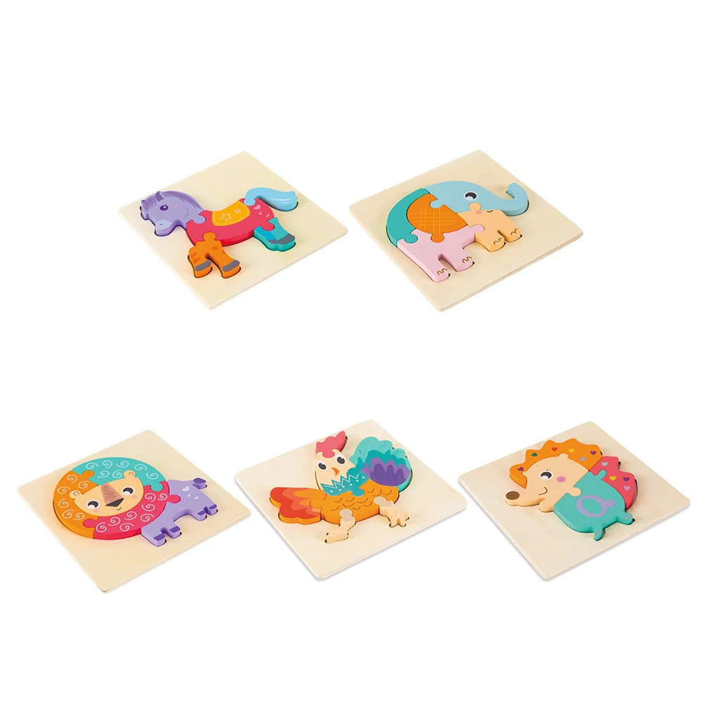 Animal Jigsaw Puzzle Interactive Developmental Toy