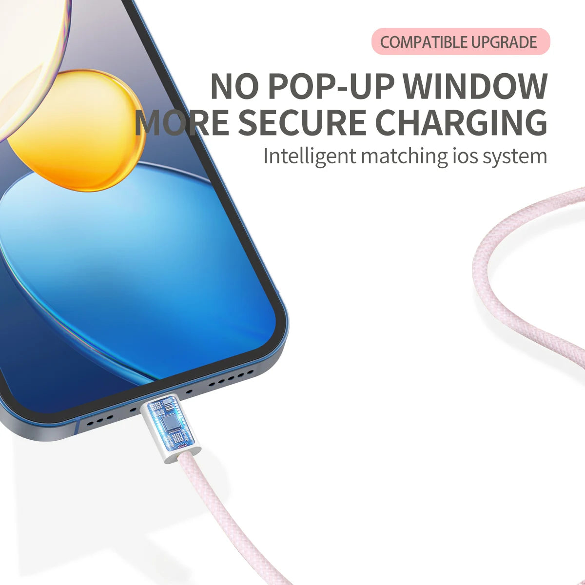 3-Pack Fast Charging Type C To Lightning Cable