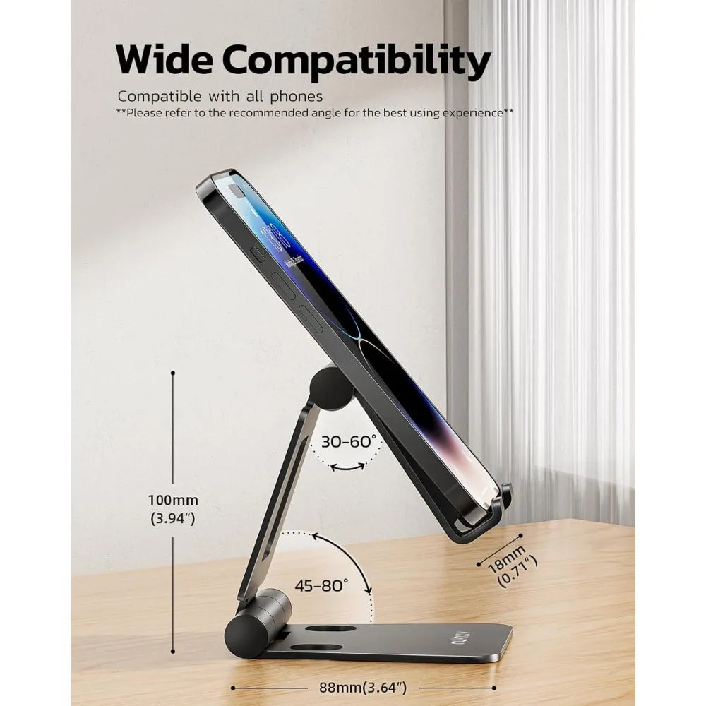 Fully Adjustable Foldable Desktop Phone Holder