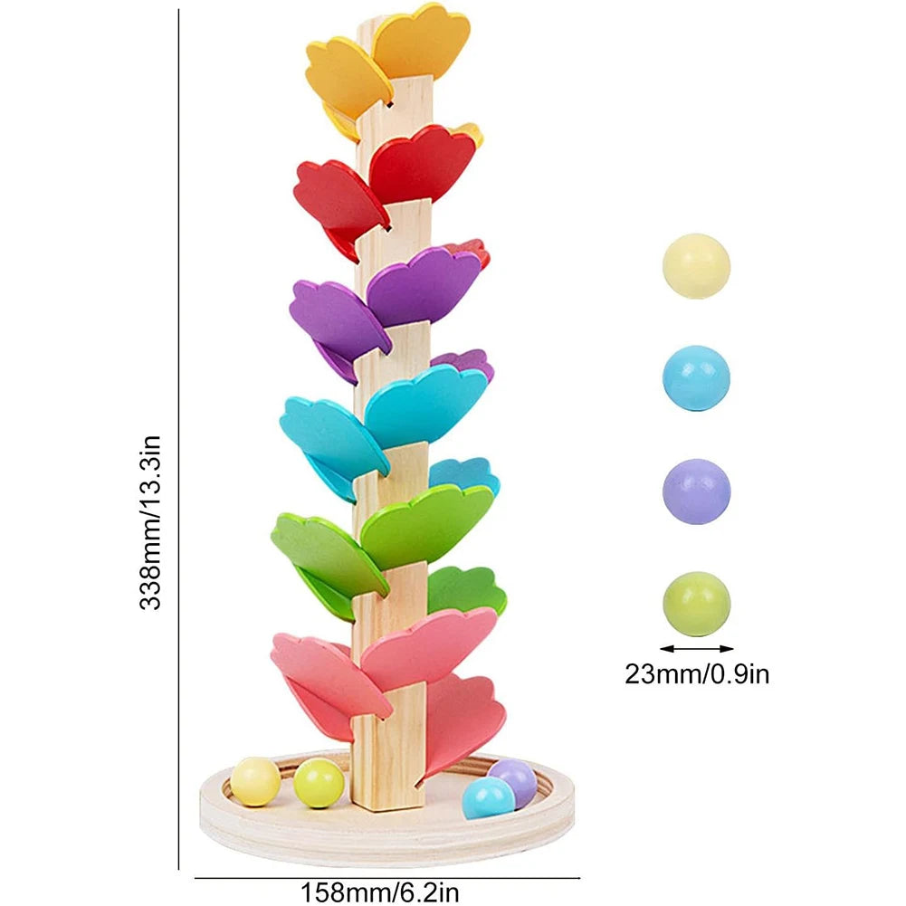 Wooden Music Tree Montessori Toy, Learning Game for Kids 3+ Years Old