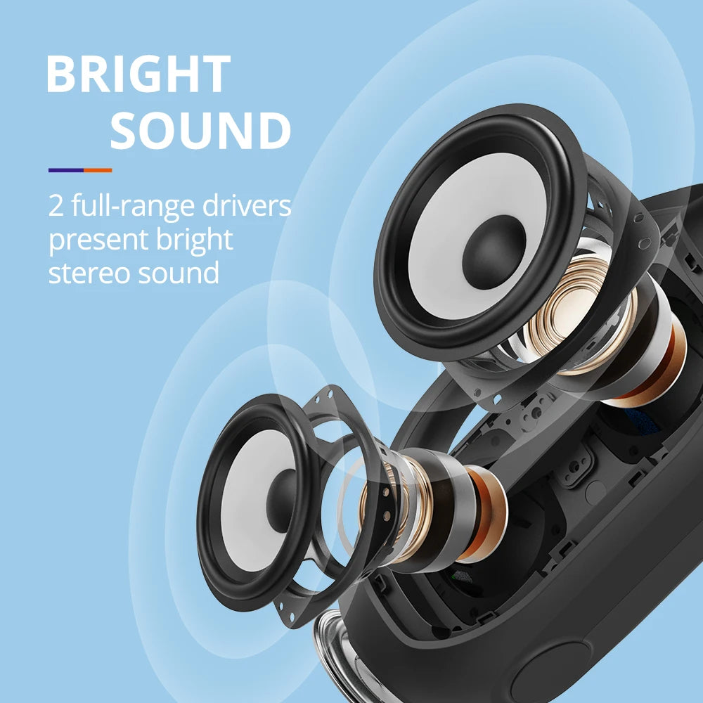 Powerful Portable Speaker With Bluetooth 5.3