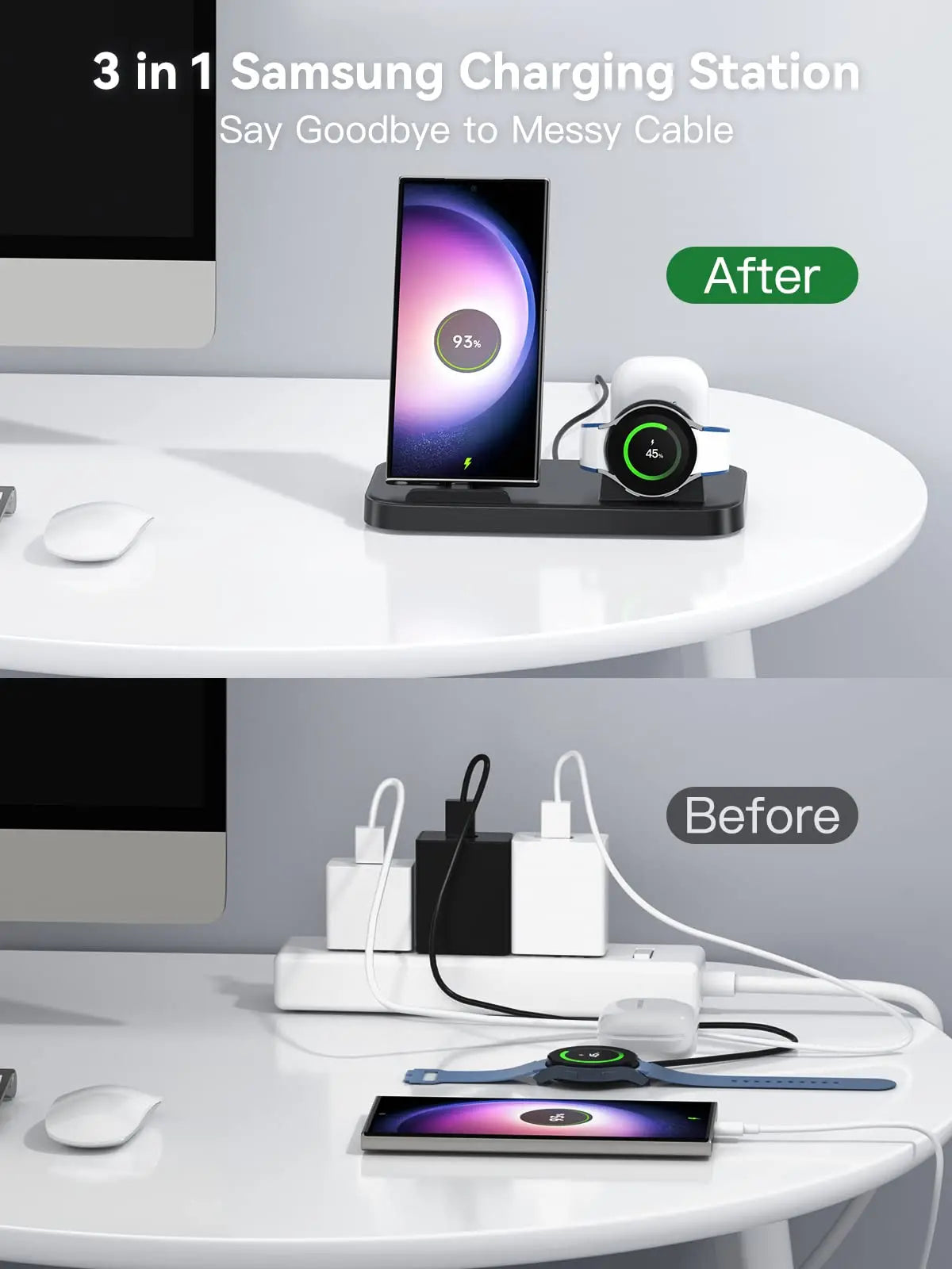 3 in 1 Charging Station for Samsung