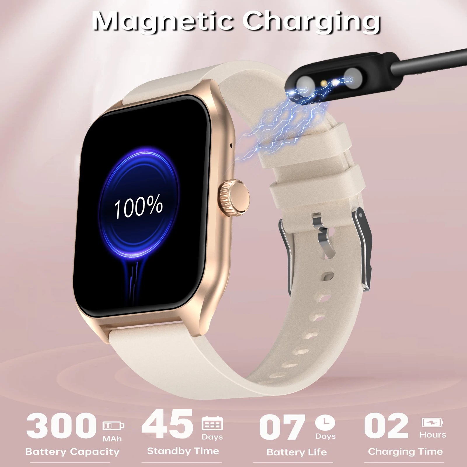 Voice Assistant Waterproof Smart Watch, Activity Tracker