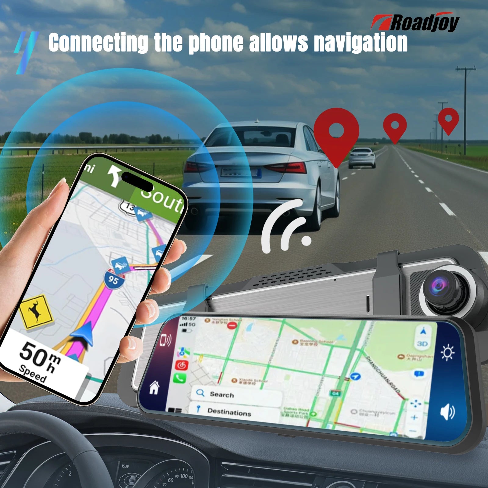 Touch Screen Wireless Car DVR Dashcam