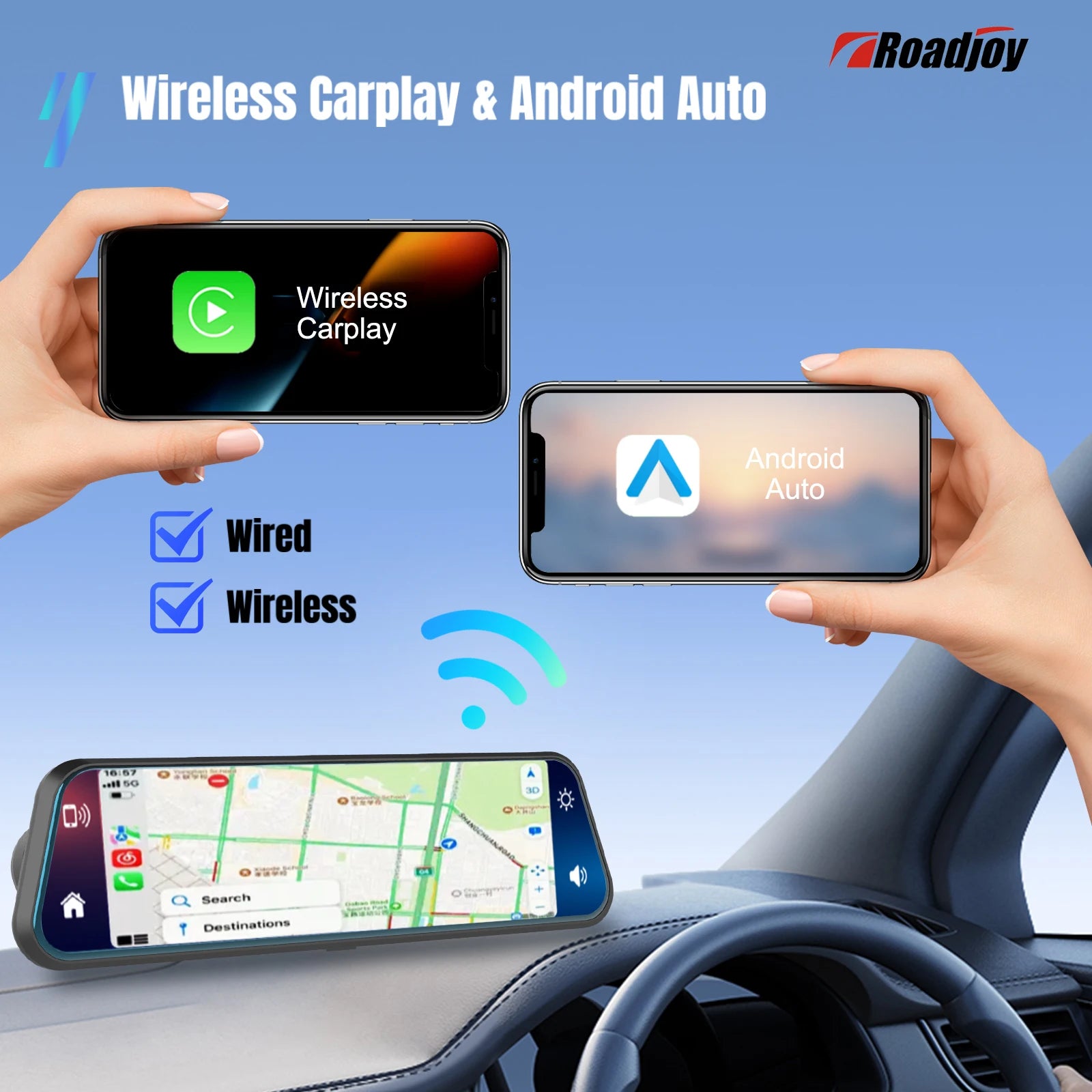 Touch Screen Wireless Car DVR Dashcam