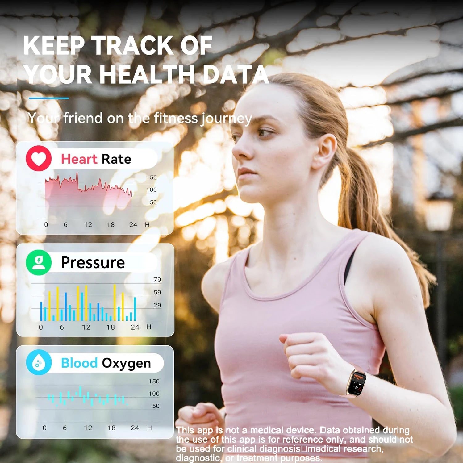 Voice Assistant Waterproof Smart Watch, Activity Tracker