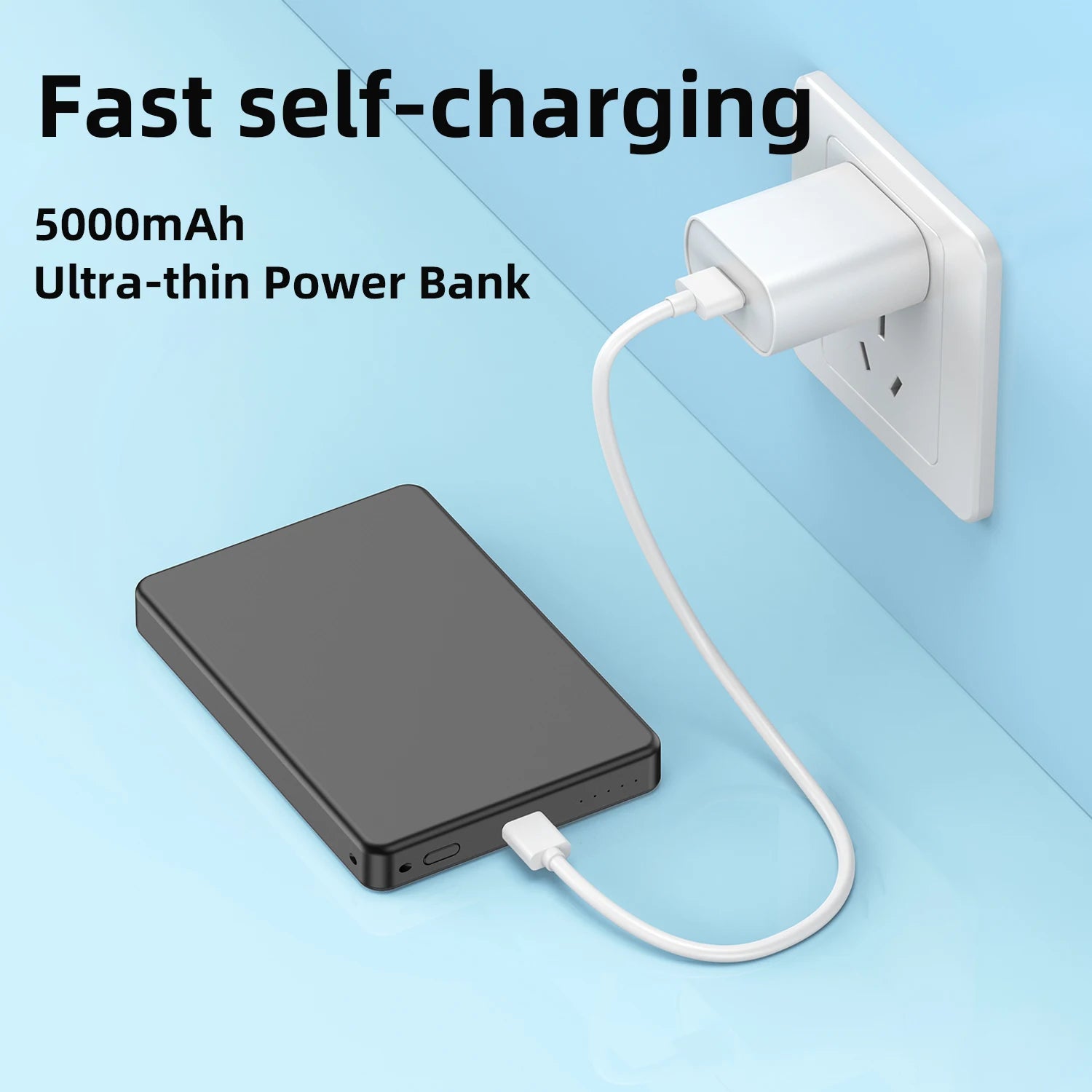 Magnetic Wireless Portable Charger USB-C
