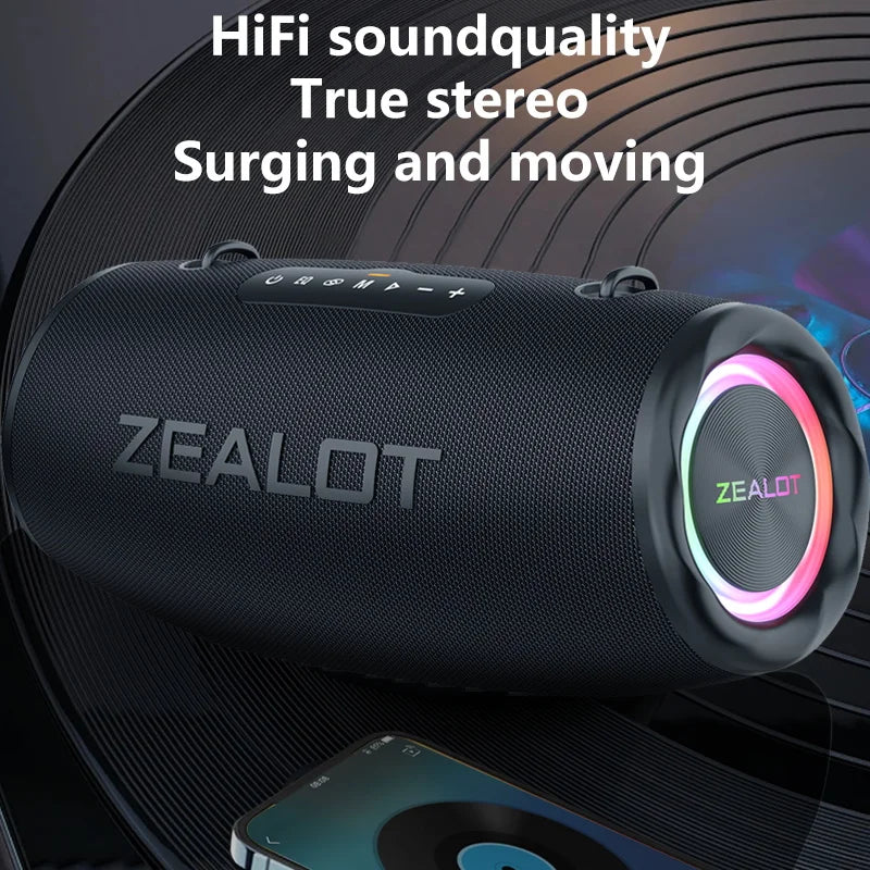 Outdoor Portable Wireless Bluetooth Speaker Water-Resistant