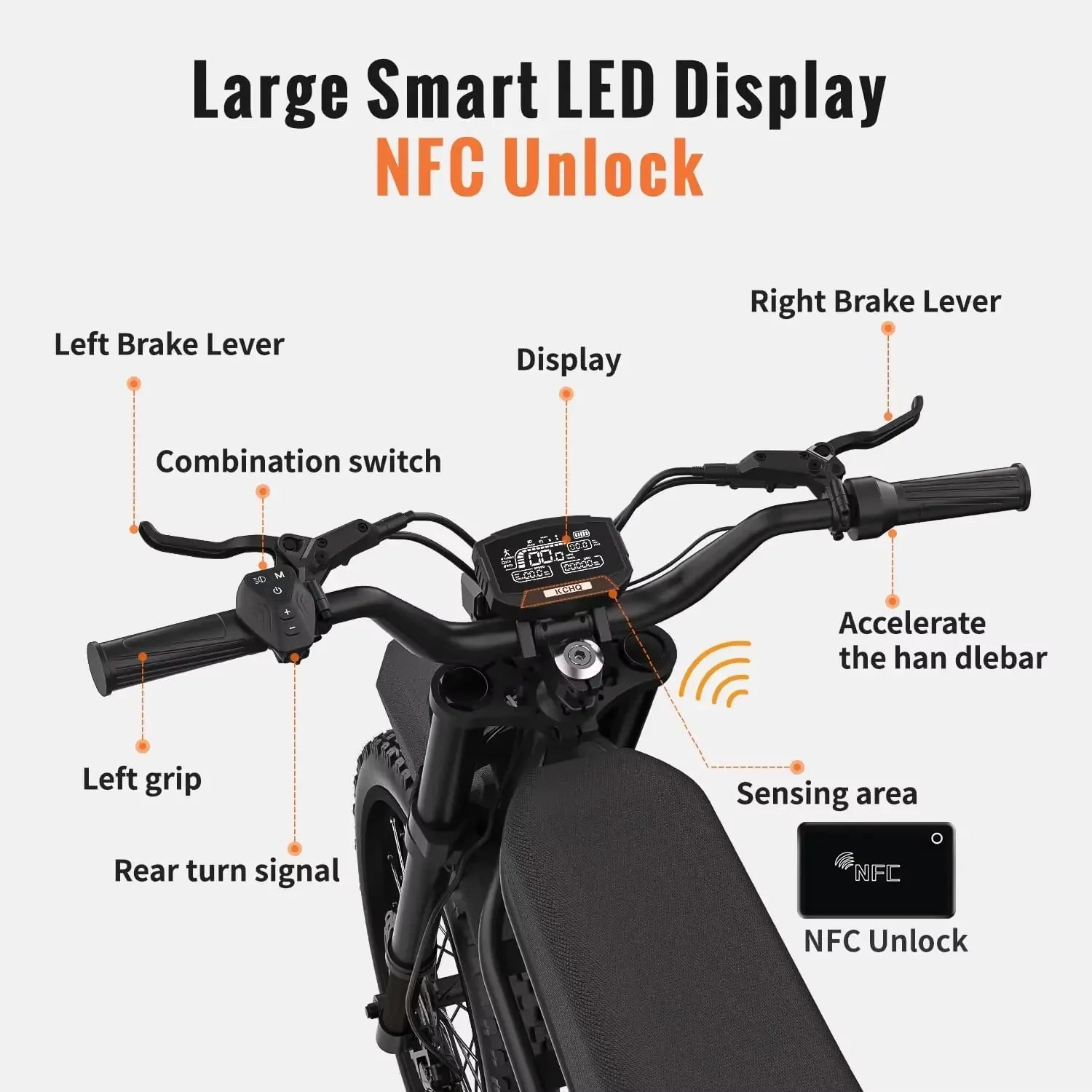 Dual Battery 25-Inch Off-Road Tires Outdoor Off-Road E-Bike