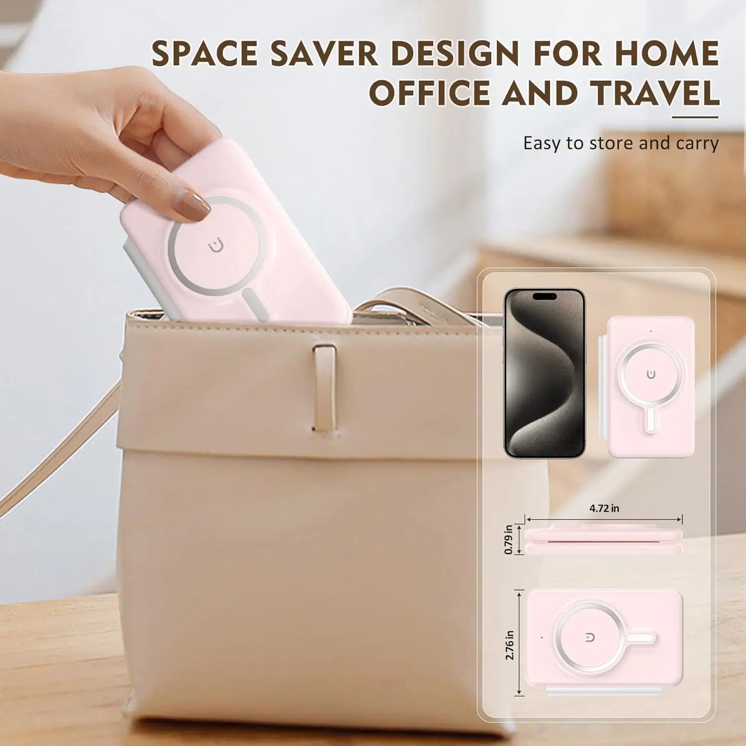 Cell Phone Wireless  Travel Charging Station
