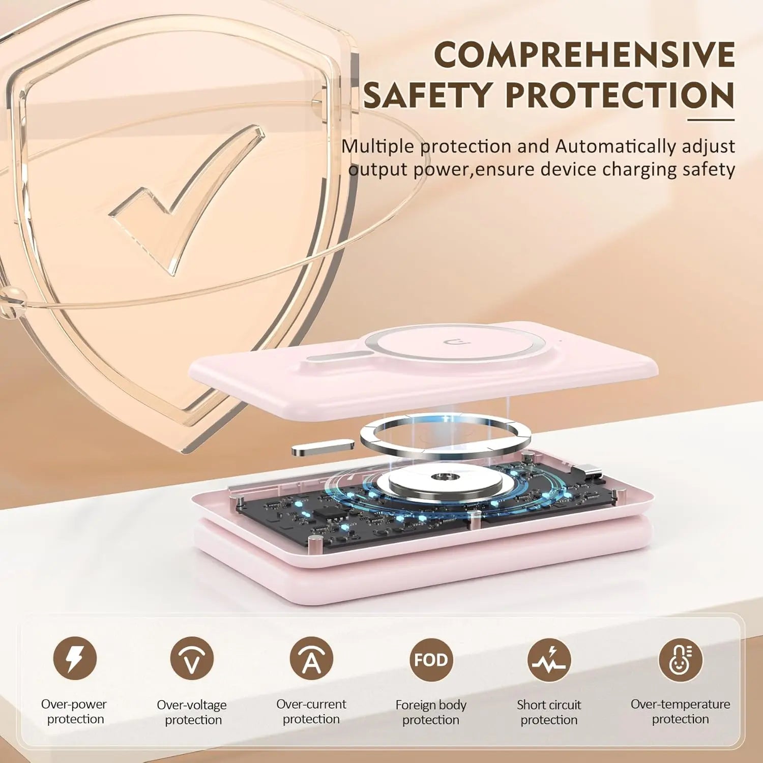 Cell Phone Wireless  Travel Charging Station