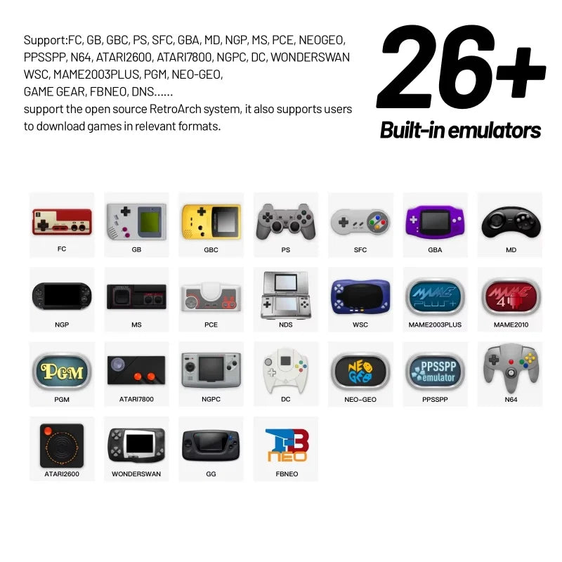 Smart Pro Handheld Game Console System Joystick RGB Lighting