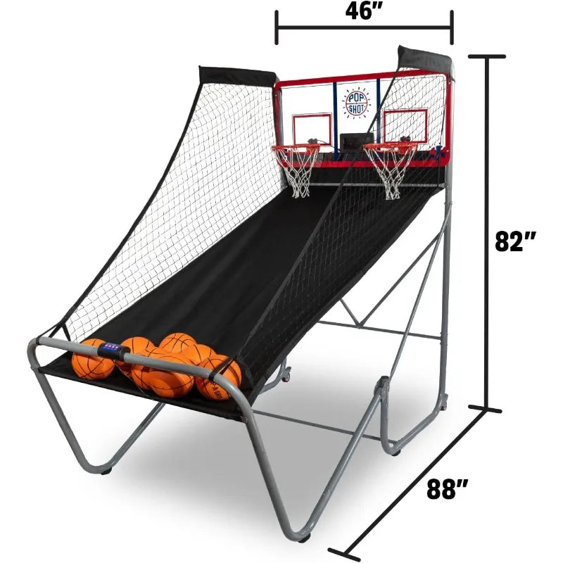 Indoor/Outdoor Dual Shot Basketball Arcade Game