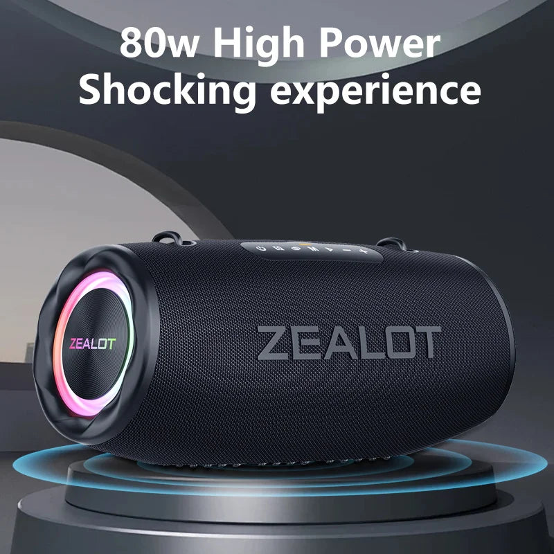 Outdoor Portable Wireless Bluetooth Speaker Water-Resistant