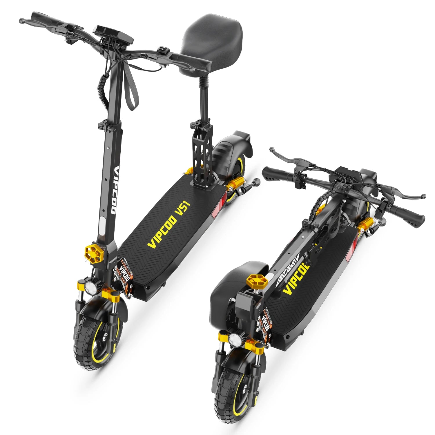 10" Off--Road EScooter That Folds With Battery Power