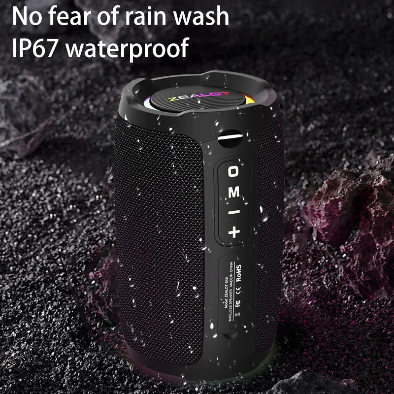Portable Water-Resistant Outdoor Wireless Subwoofer Speaker