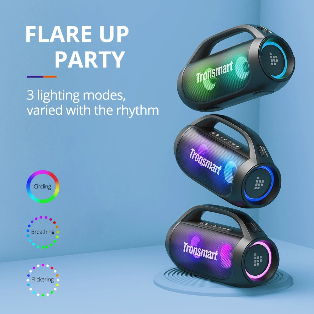 Powerful Portable Speaker With Bluetooth 5.3
