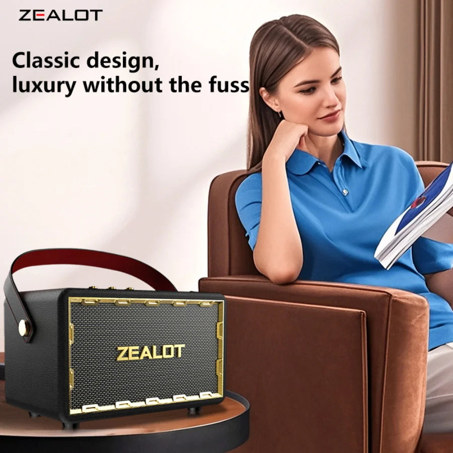 Retro Wireless Speakers, Outdoor Portable Subwoofer Speaker