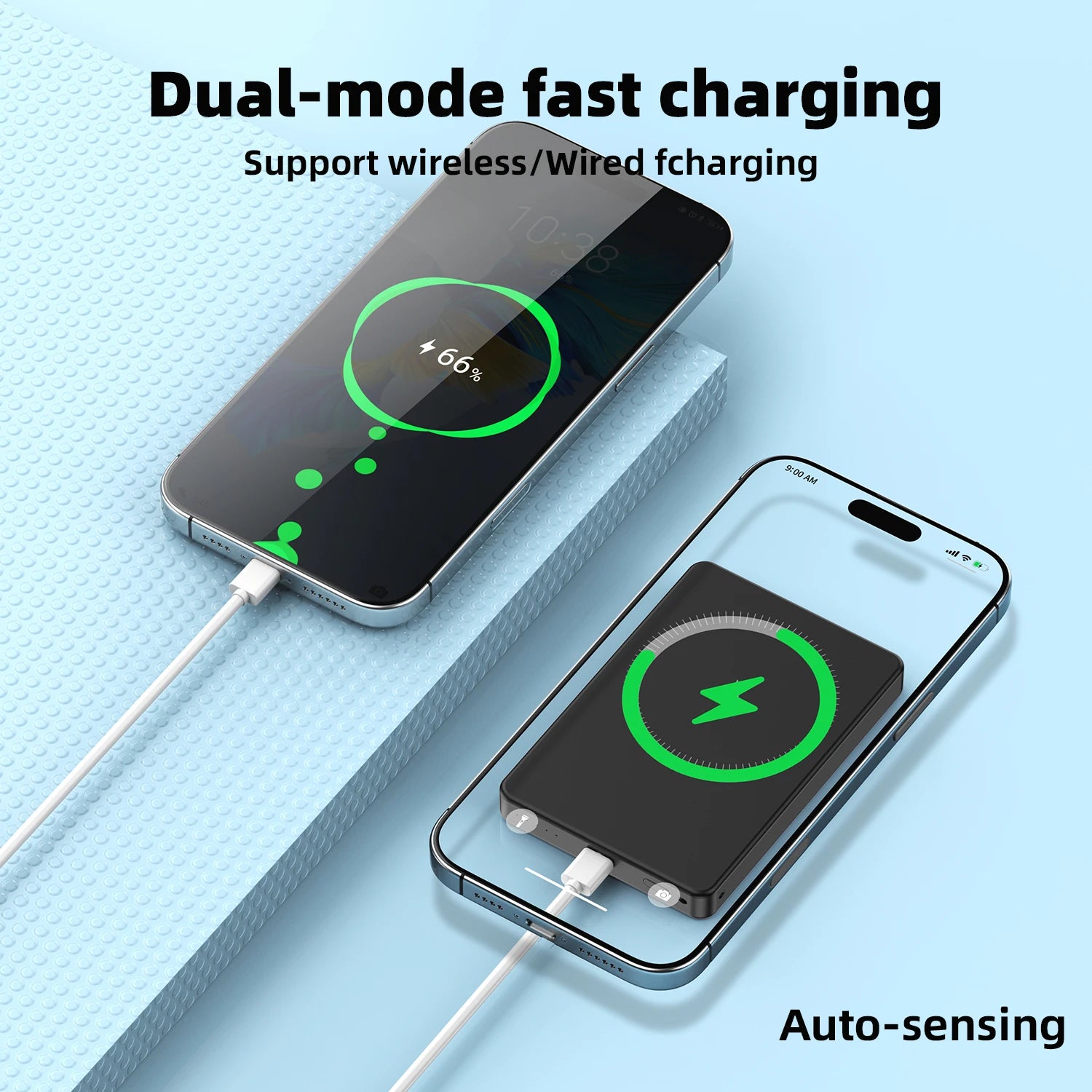 Magnetic Wireless Portable Charger USB-C