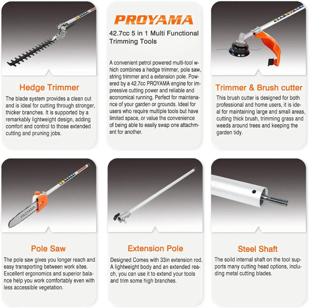 Multi Functional Trimming Tools for Yard Work