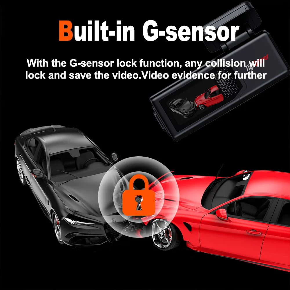 Dash Cam Front and Rear for Car Video Recorder