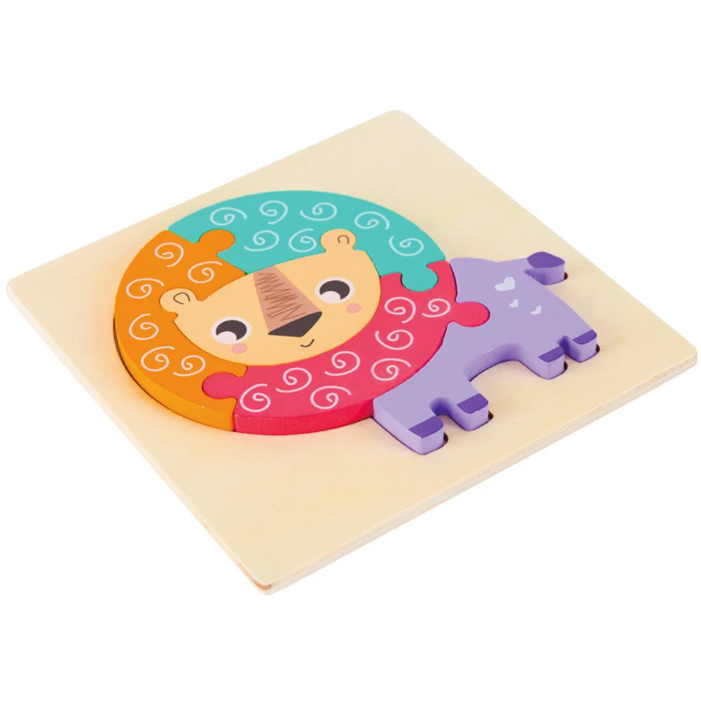 Animal Jigsaw Puzzle Interactive Developmental Toy