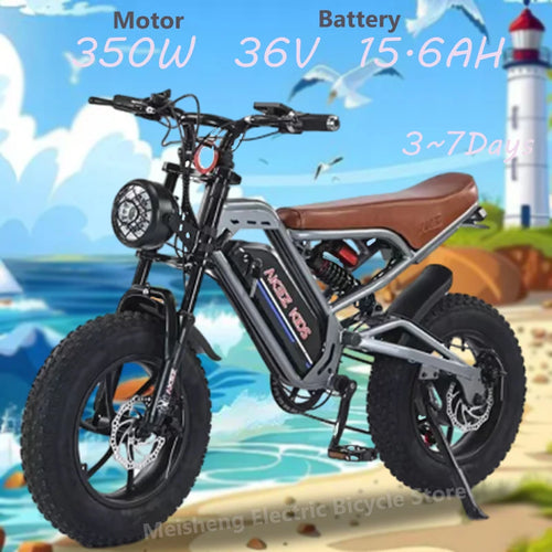 16-Inch 350Watt Electric Bicycle For Children