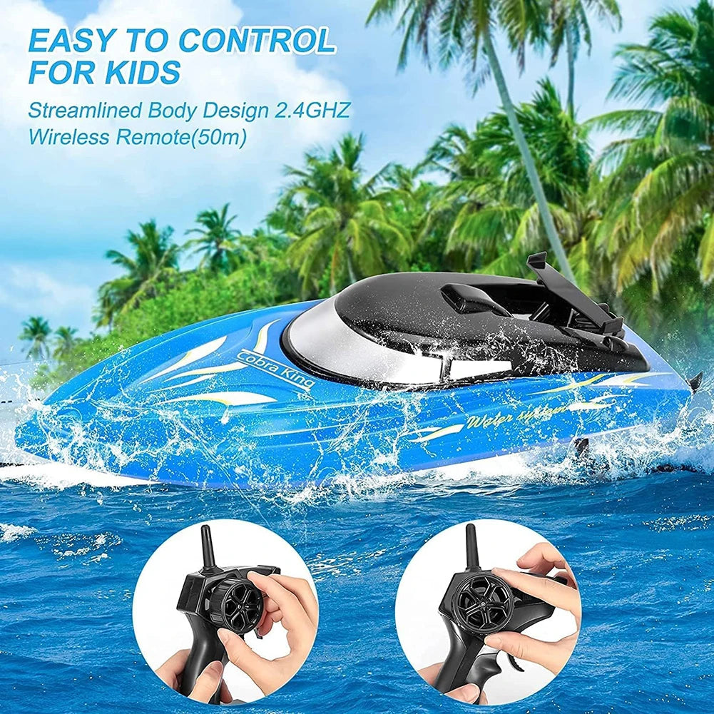 RC Battery Boat High-Speed Remote Control Racing Speed Boat
