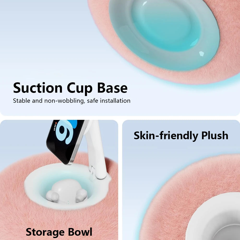 Plush Pillow Adjustable Magnetic Phone Stand