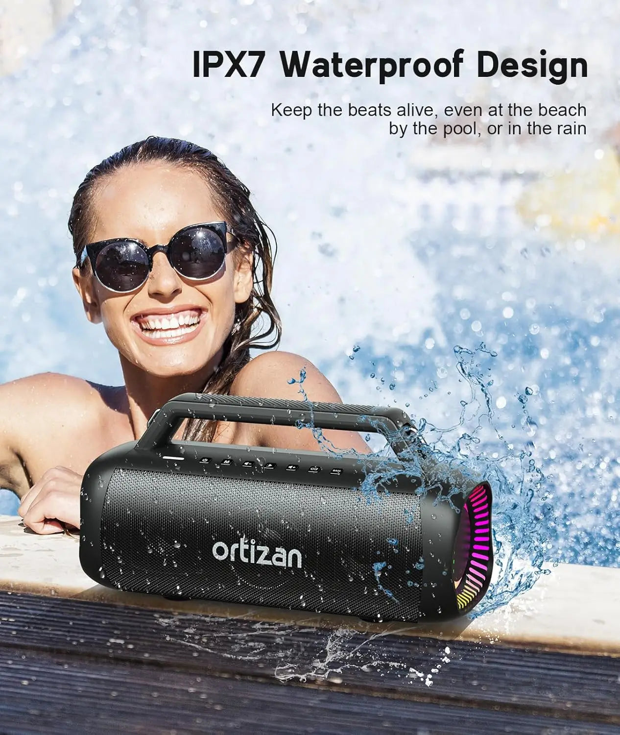 Portable Wireless Bluetooth Outdoor Bass Speaker