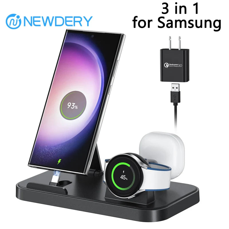 3 in 1 Charging Station for Samsung