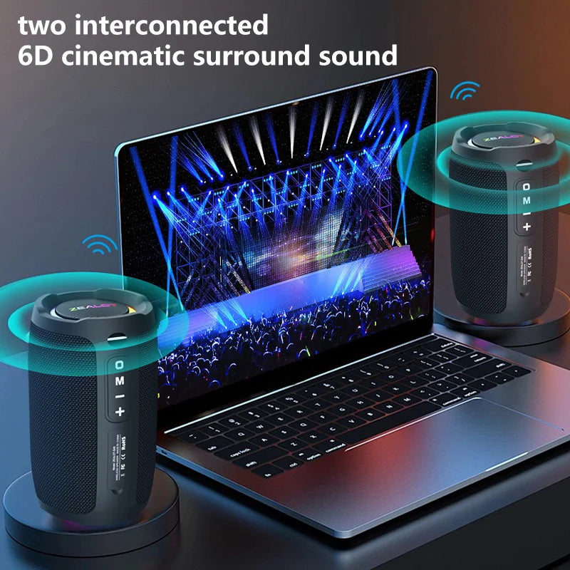 Portable Water-Resistant Outdoor Wireless Subwoofer Speaker