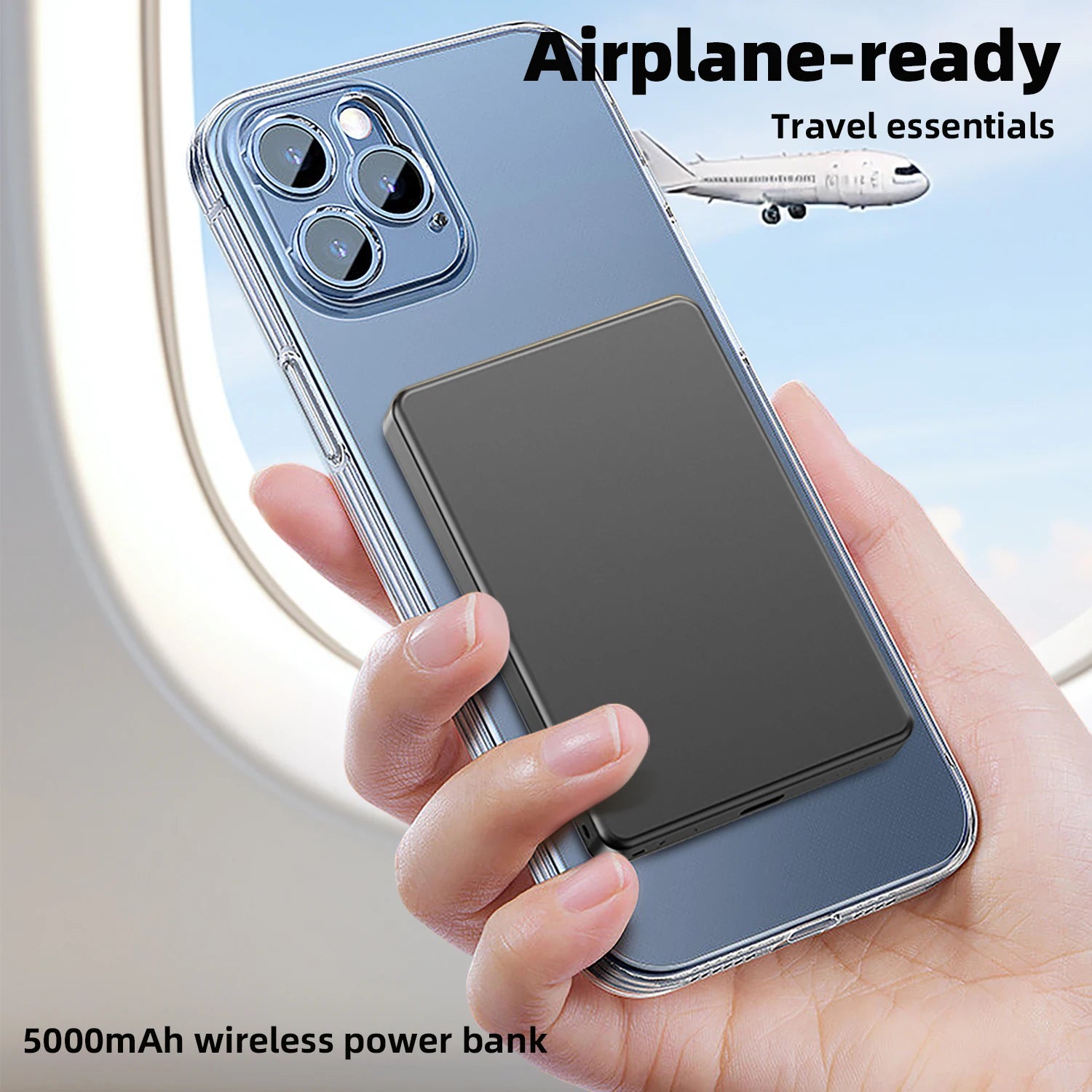 Magnetic Wireless Portable Charger USB-C